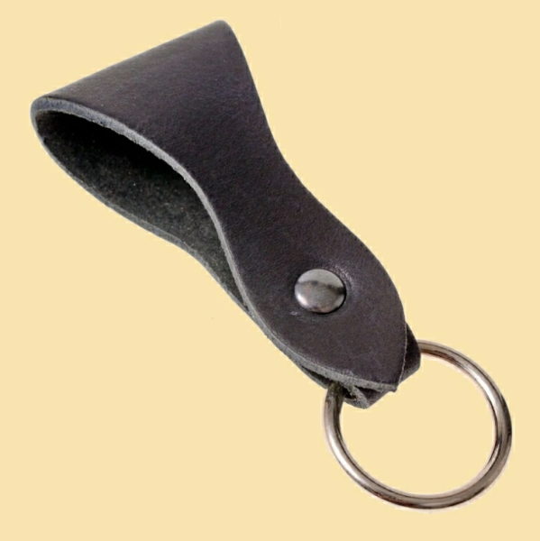 Eleganter Gürtel-Halter schwarz / silber